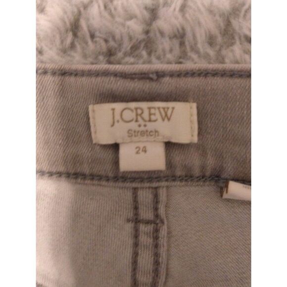 J.crew size 24 gray & white distressed jeans - Picture 6 of 7